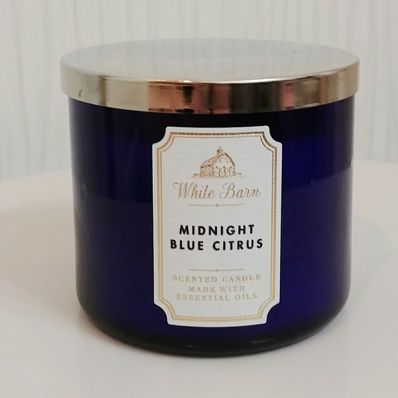 White Barn Accents White Barn Midnight Blue Citrus 3 Wick Candle Poshmark